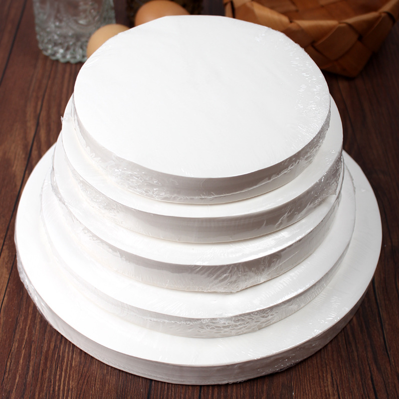 Silicone Oil Baking Paper Pizza Steamed Paper Round Oven Barbecue Paper Barbecue Tin Foil Pad Tray Paper Cake Oil Absorbing Paper
