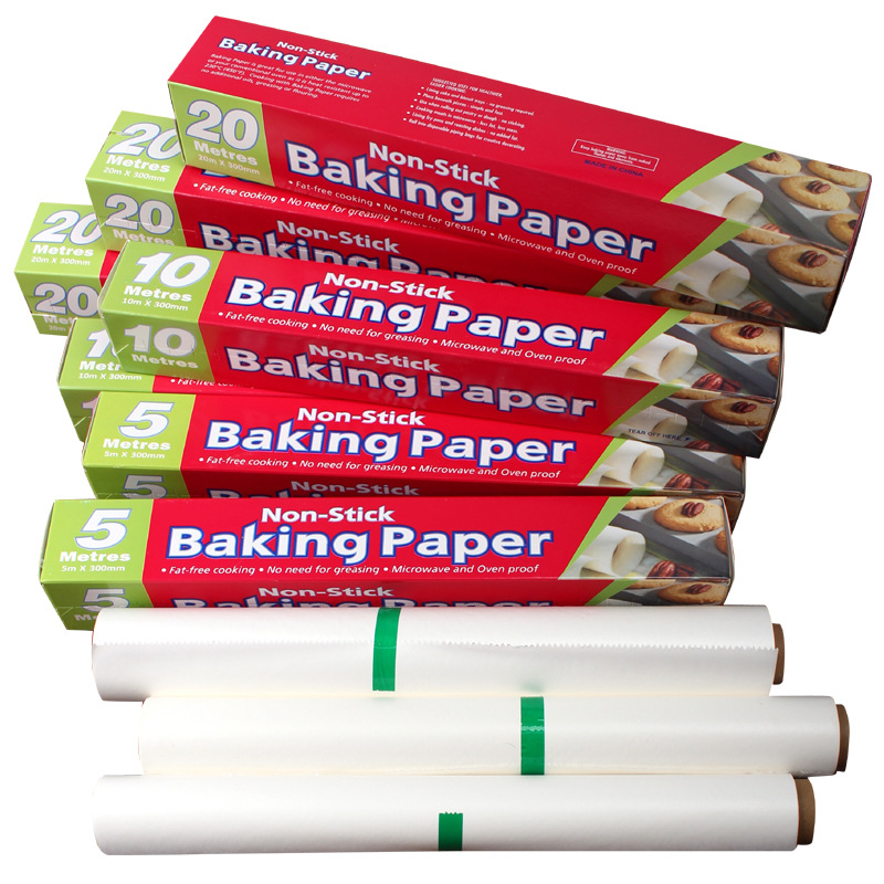 Papel para hornear, papel de silicona, papel pergamino, papel para bandejas, papel para vaporera de barbacoa, papel para hornear de calidad alimentaria para horno de pizza