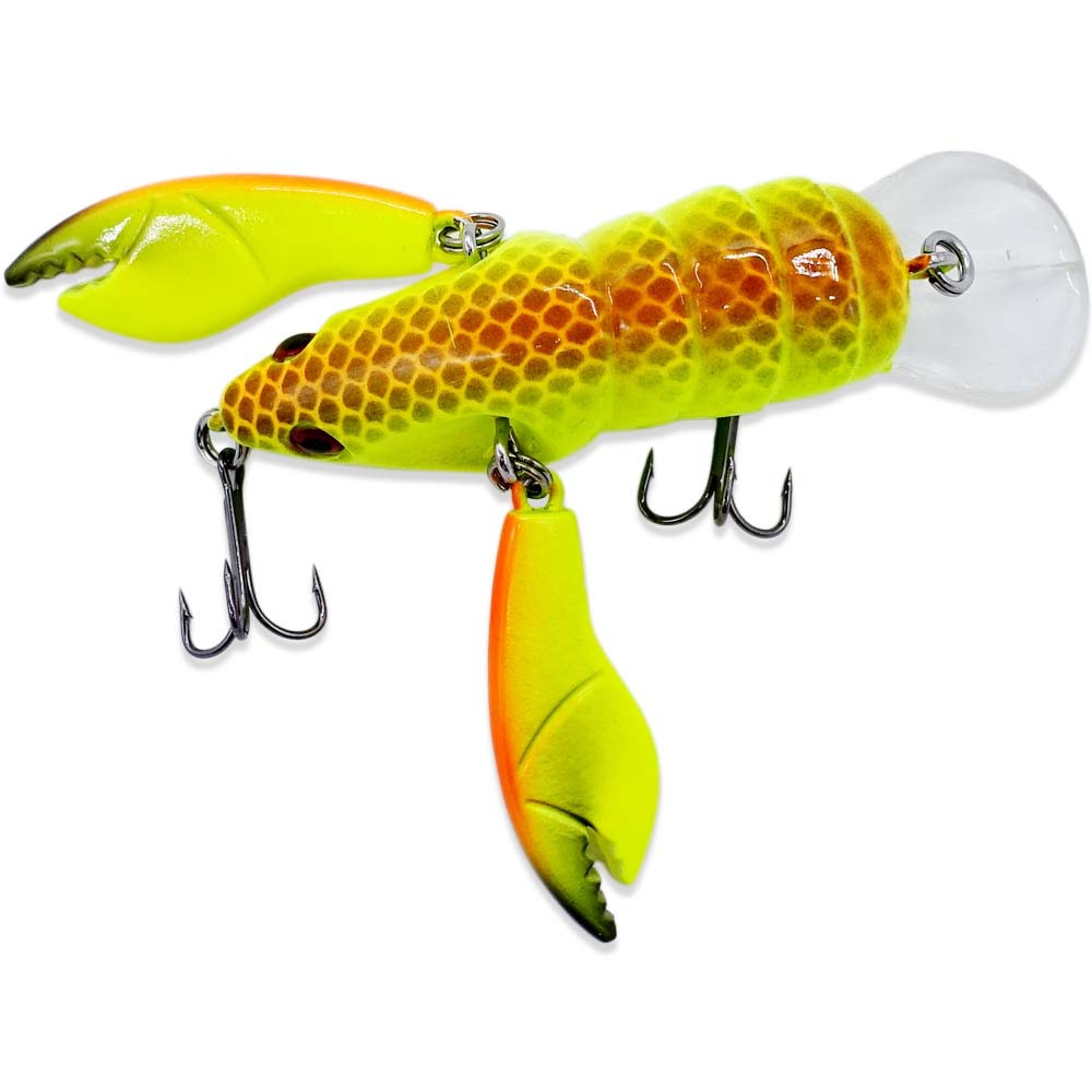 Señuelo Biónico Duro de Cangrejo de Río SK28 de Materiales sintéticos, Biónico, para Pesca en Ríos y Lagos