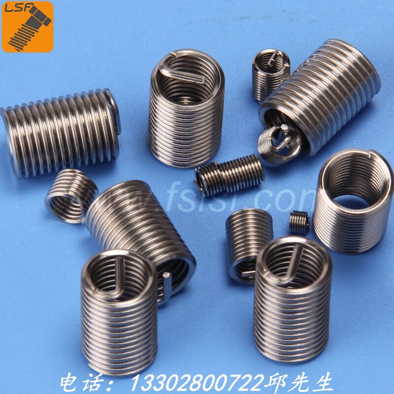 批发不锈钢螺纹护套/ 不锈钢牙套 /m6*1.5D钢丝套 多款供应