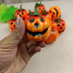 Decorative Party Props Pumpkin Foam Fake Little Ghost Face Pumpkin Pumpkin Christmas Vegetable Model Pumpkin Halloween
