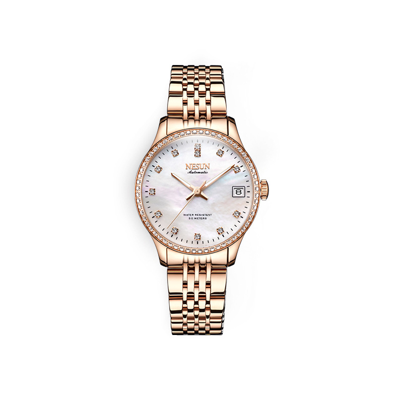 Nishang genuine waterproof luminous fashion women's watch mechanical watch women's automatic new mechanical watch 9202