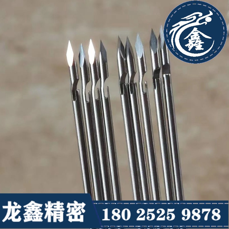 腹腔穿刺缝合针 高硬度筋膜缝合针 缝线推线穿刺钢针磨尖折弯
