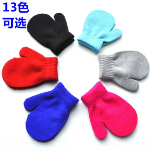 Классические детские удерживающие тепло трикотажные перчатки для раннего возраста, 1-4 лет