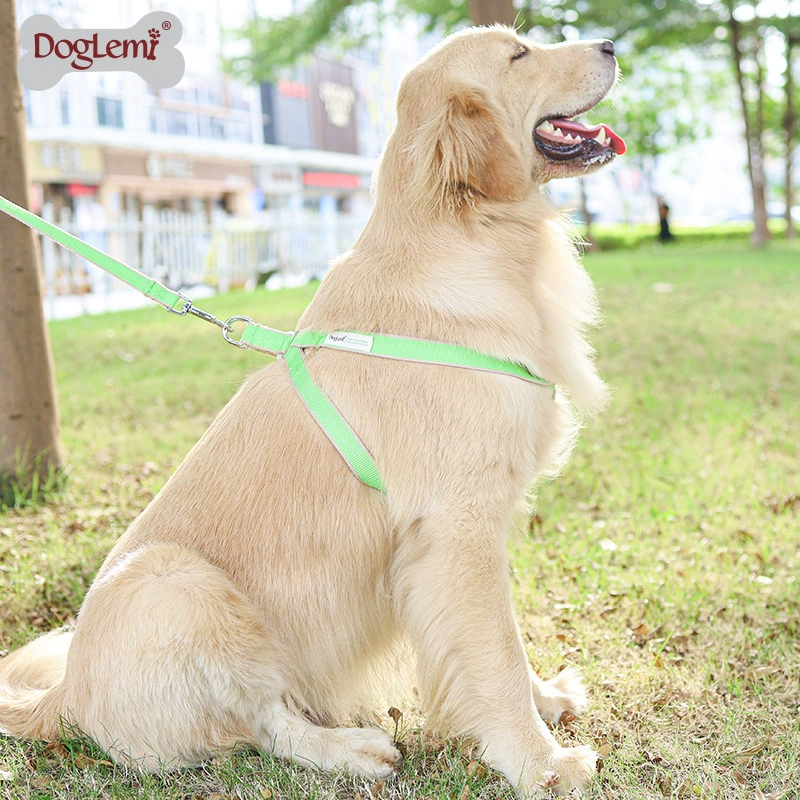 Поводок для домашних животных из натурального бамбукового волокна, ошейник для собак, простой дышащий прогулочный поводок, поводок, собачья цепь