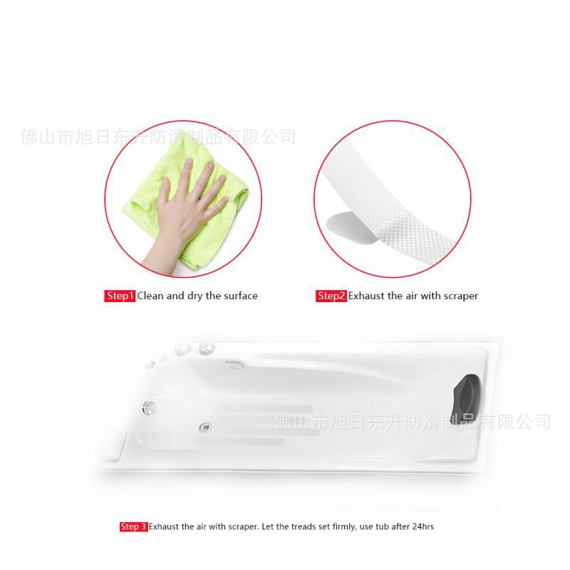 Baño 10CM de diámetro de goma PEVA soporte resistente al desgaste impermeable flor antideslizante pegatinas antideslizante tira de dibujos animados cinta antideslizante