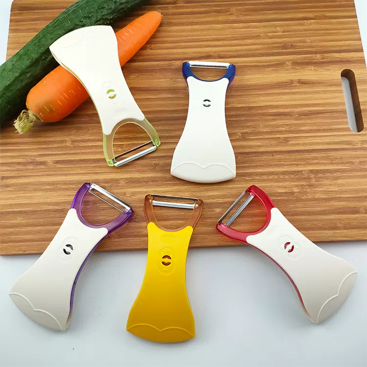 批发不锈钢削皮刀 两用旋转瓜刨 厨房工具二合一水果刨土豆削皮器