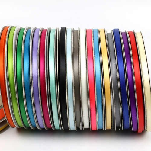 0.6cm encrypted polyester ribbon ribbon gift packaging hair accessories diy ribbon webbing manufacturer direct supply