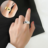 Fashionable ring hip-hop style, internet celebrity