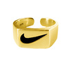 Fashionable ring hip-hop style, internet celebrity