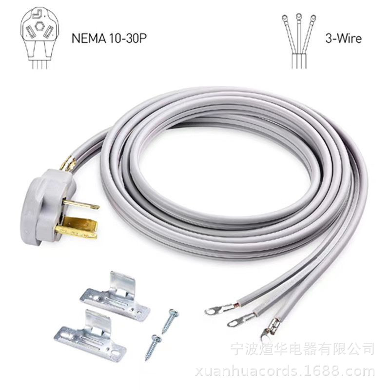 优质批发UL美国插头电源线 加拿大美标电源线 弯头自锁电源线