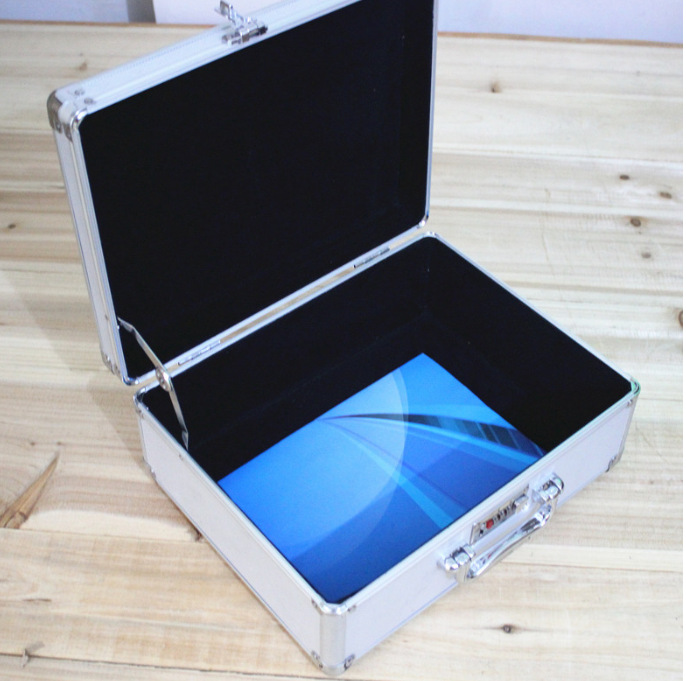 厂家推荐 小型密码箱 铝合金收纳箱 多功能储物箱 精美化妆箱