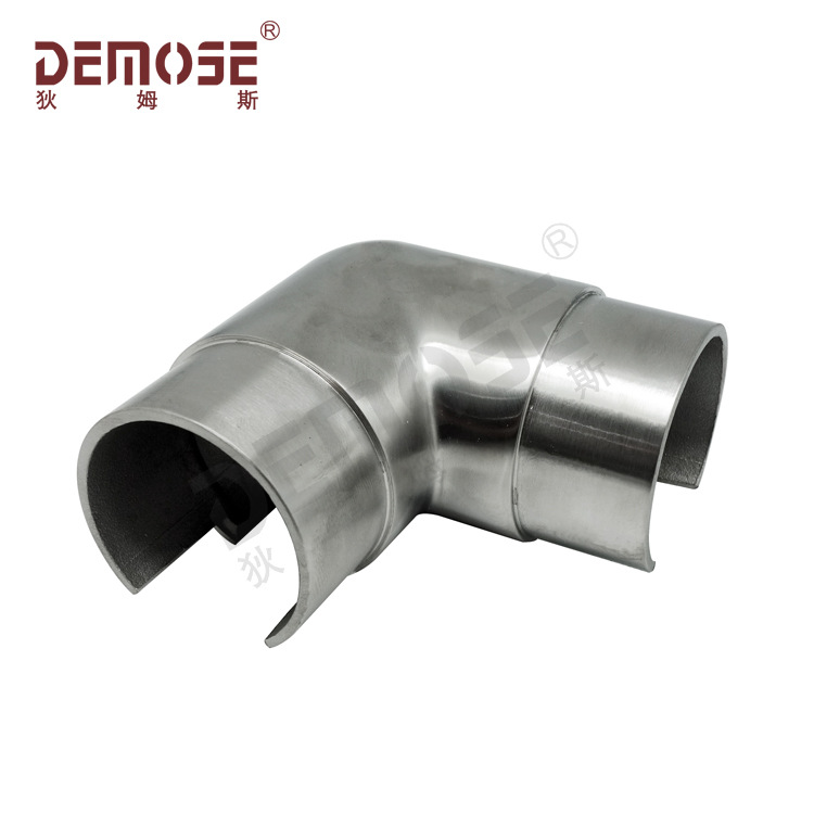 弯头接件护栏通用配件 楼梯转角连接弯头 栏杆活动五金配件铸件