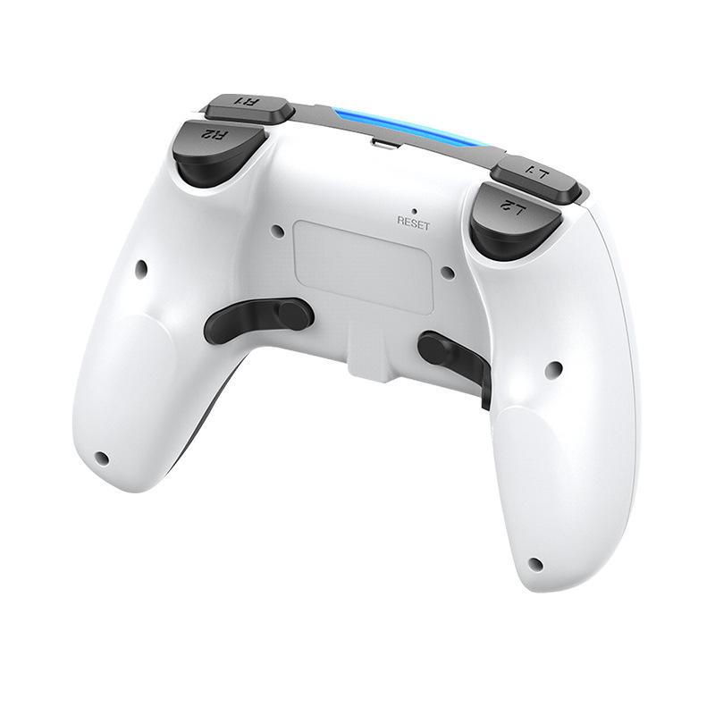 Modelo privado PS4 GamePad P4 Bluetooth GamePad inalámbrico de seis ejes programable doble vibración PS5 apariencia