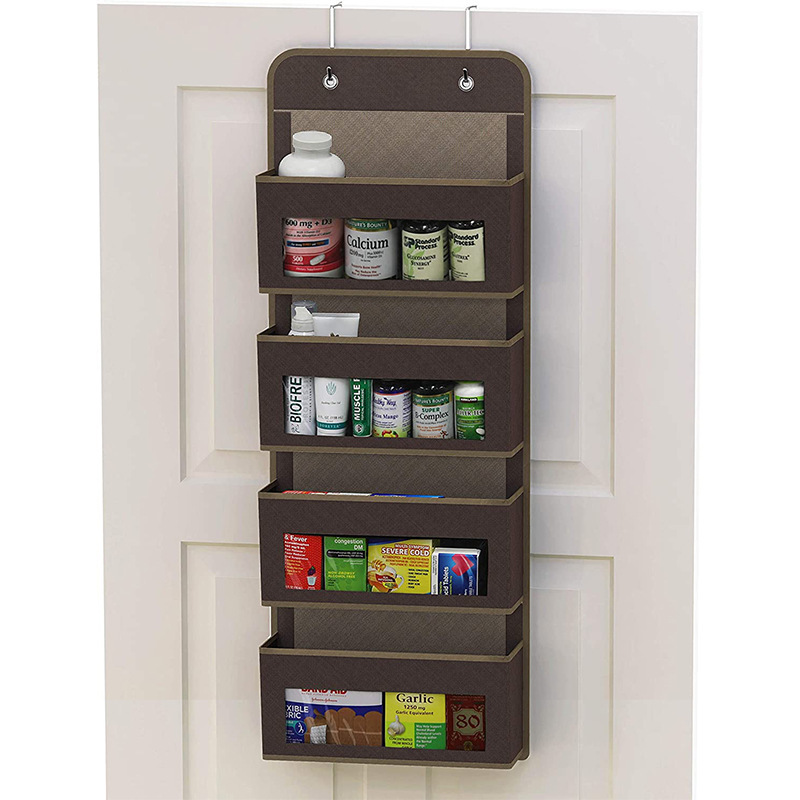 Caja de almacenamiento de ropa interior montada en la pared al por mayor cuna de bebé juguete para niños bolsa colgante muñeca detrás de la puerta bolsa de almacenamiento en el hogar