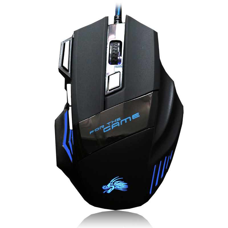 7-key colorful gaming computer backlight optical USB wired mouse_voghion.com