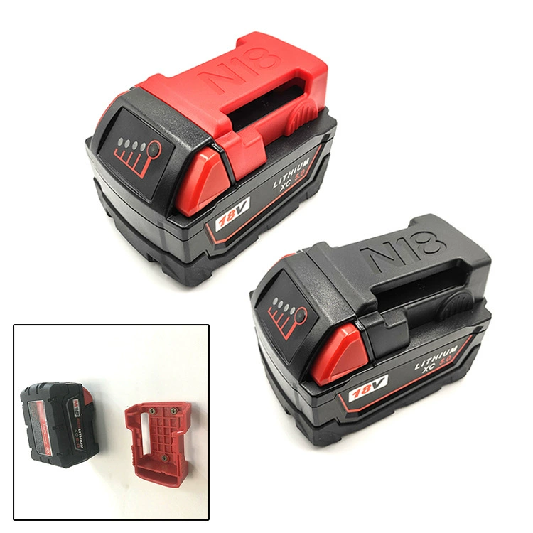 Подходит для Mil Mil Waukee M18 18V литий-ионный аккумулятор держатель хранение, подставка стоящее отделение крепёж