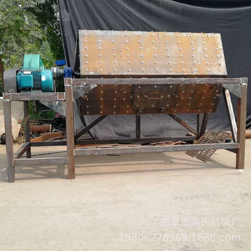 金属切割板去焊渣滚筒式抛光机 200升铁件除锈六角滚筒抛光机