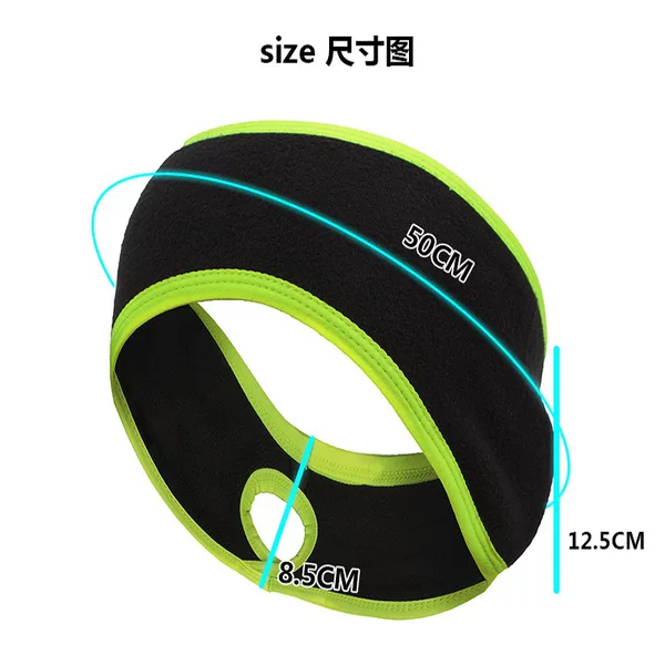Autumn and Winter Cold-proof Warm Fleece Ear Protection Headband Men's and Women's Outdoor Sports Riding Headscarf Ski Windproof Ear Cap Hot Sale
