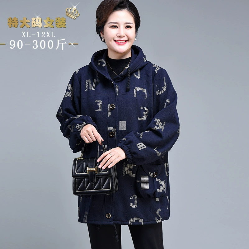 2021 осеннее пальто для матери утолщенная новая одежда для женщин средних лет, куртка с длинными рукавами для пожилых людей, весна и осень
