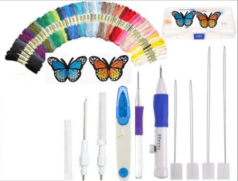 Amazon popular pokes traje ruso magia aguja traje Cruz puntada bordado herramientas traje