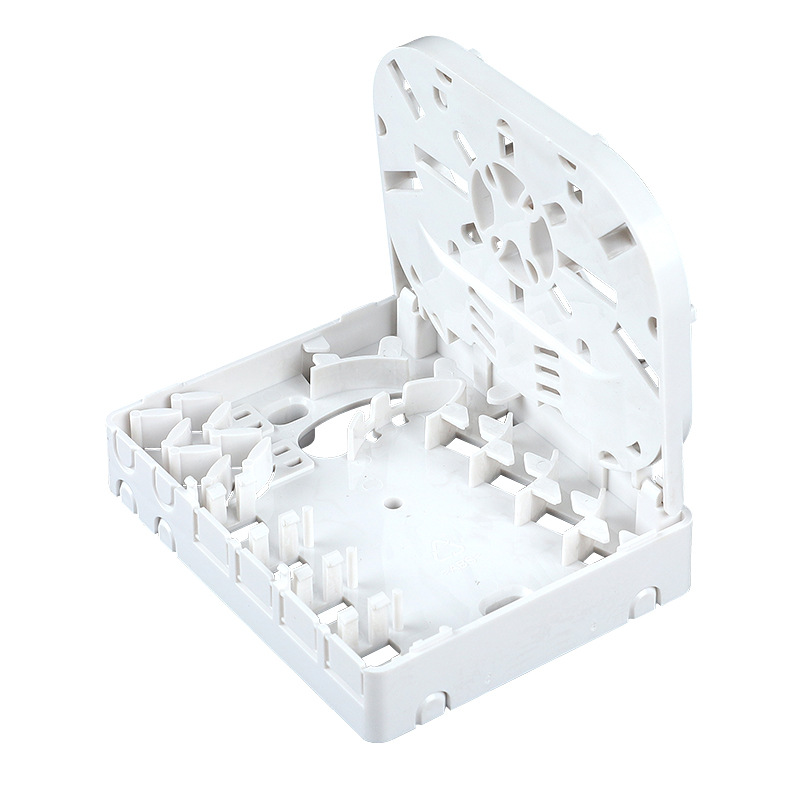 翻盖式4口光缆终端盒 原厂供应4芯光纤桌面盒 光纤接线盒