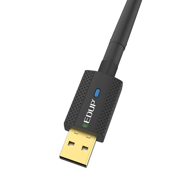 Драйвер-без USB беспроводная сетевая карта с антенной высокого усиления, двухдиапазонная 600 М + Bluetooth 4.2, без драйвера, сетевой адаптер двойного диапазона