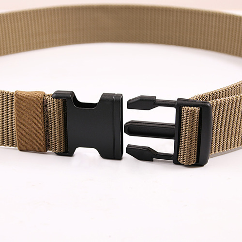 Men's nylon buckle belt Korean style youth fashion versatile business canvas student outdoor sports military training belt