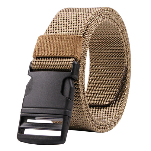 Men's nylon buckle belt Korean style youth fashion versatile business canvas student outdoor sports military training belt