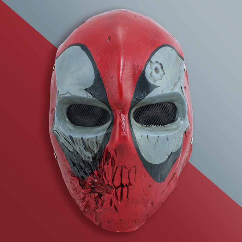 Marvel Anime Deadpool Deadpool mask cosplay resin mask performance dress up props