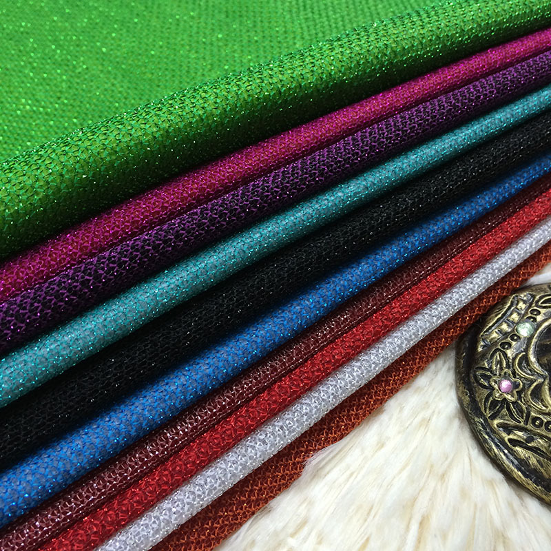 金丝银丝亮丝提花面料 菱形金丝网布 服装家纺面料 亮丝网布面料