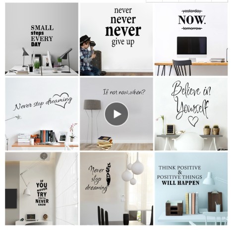 卧室客厅平面系列墙贴