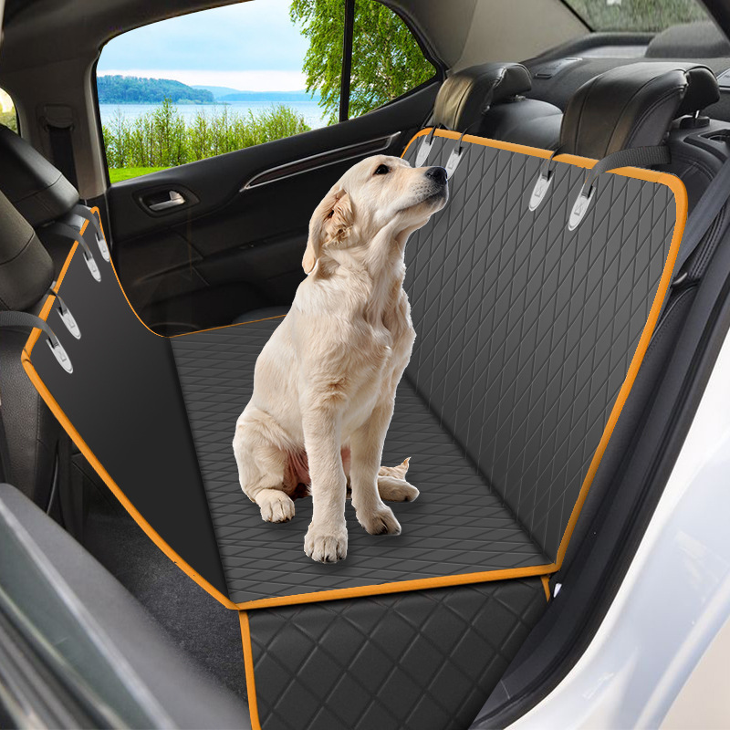 Suministros para mascotas Amazon New Car Pet Mat impermeable anti-fouling plegable Car Pet Mat estera trasera
