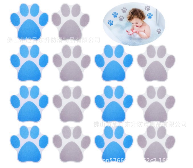 Perro pata baño antideslizante pegatinas antideslizante cinta antideslizante