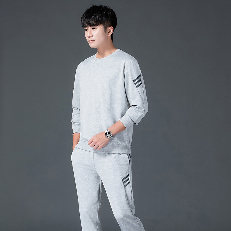 Otoño 2021 traje casual de los hombres primavera y otoño moda coreana más tamaño traje suelto a juego ropa guapa ropa de hombre