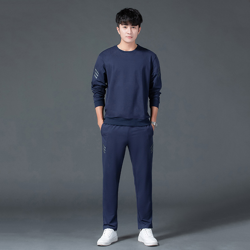 Otoño 2021 traje casual de los hombres primavera y otoño moda coreana más tamaño traje suelto a juego ropa guapa ropa de hombre