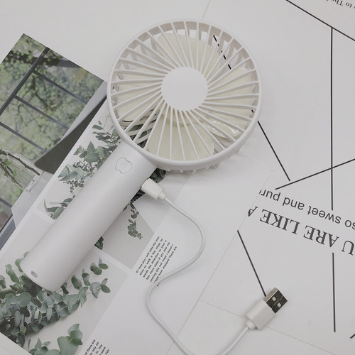 Wholesale handheld small fan, office desk cooling USB charging portable mini outdoor handheld fan