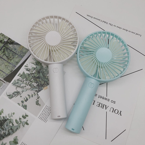 Wholesale handheld small fan, office desk cooling USB charging portable mini outdoor handheld fan