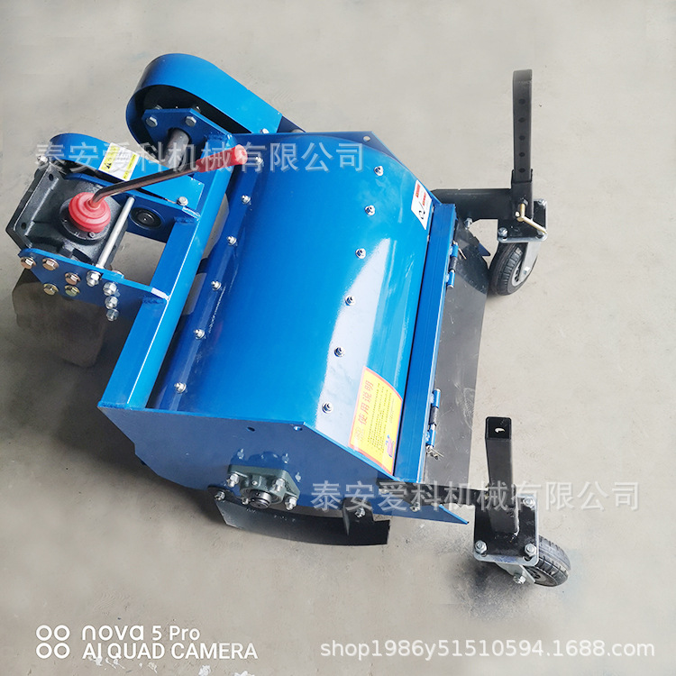 除草机杂草粉碎机除草机手扶拖拉机带秸秆粉碎还田一体机