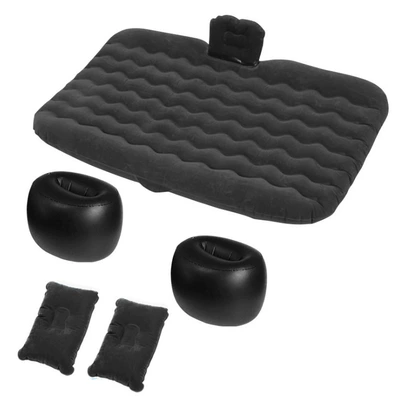 Foldableing Car Inflatable Mattress — Vehicle-mounted inflatable bed - 758a-wave-storage-pier-black
