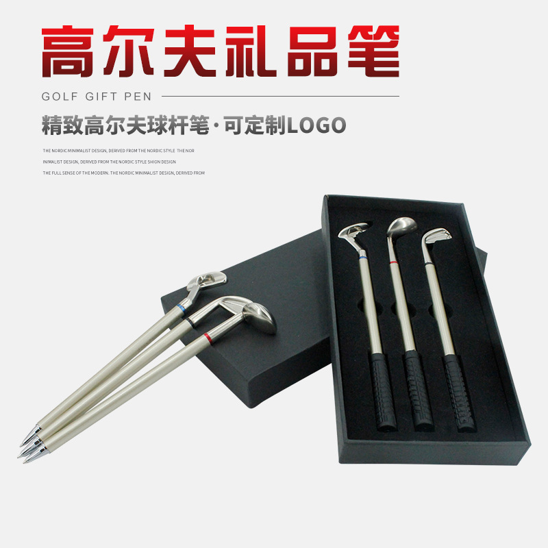 Golf regalo pluma simulación Golf Club pluma Golf regalo serie fuente fábrica ventas directas se puede personalizar