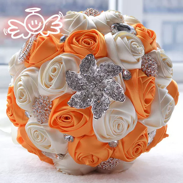 F2-6 A hundred years of good hand holding orange + milk white