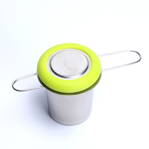 Factory direct sales stainless steel 304 folding tea bucket tea maker tea drain filter wholesale stainless steel tea filter