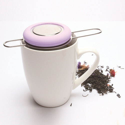 Factory direct sales stainless steel 304 folding tea bucket tea maker tea drain filter wholesale stainless steel tea filter