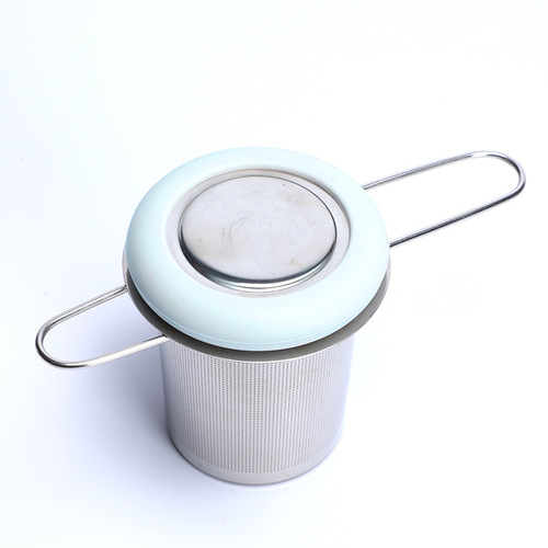 Factory direct sales stainless steel 304 folding tea bucket tea maker tea drain filter wholesale stainless steel tea filter