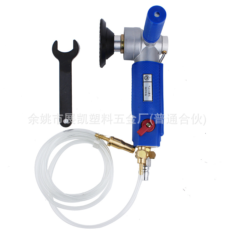 3寸气动水磨机 注水式气动打磨机石材打磨机