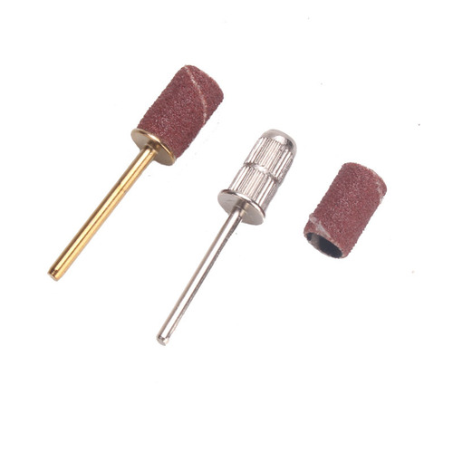 Cross-border nail polishing abrasive ring bearing, high-quality abrasive ring shaft, 2.35mm abrasive ring rod, gold and silver color, titanium color