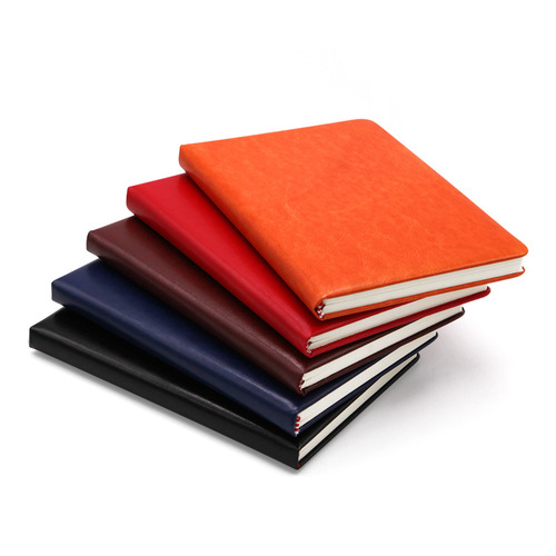 Factory Direct Sales PU Business Office Leather Notebook Customized Diary Handwritten Diary Logo Printed Notebooks Customization