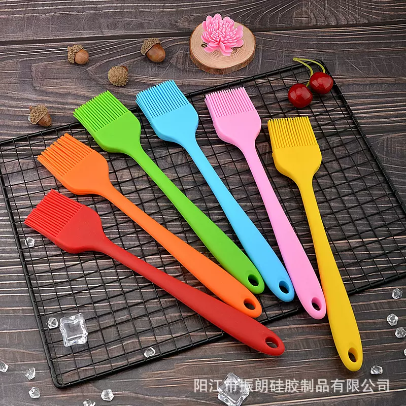 硅胶油刷全包一体大号油刷耐高温烧烤刷烘焙硅胶刷子 工厂现货