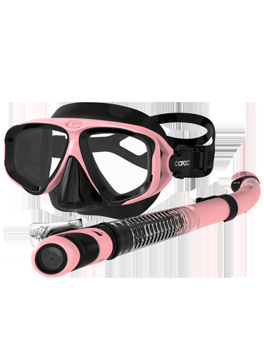 COPOZZ Snorkeling Equipment Three Treasures Snorkel Mask Breathing Tube Set Full Dry Myopia Swimming Goggles Face Mask 